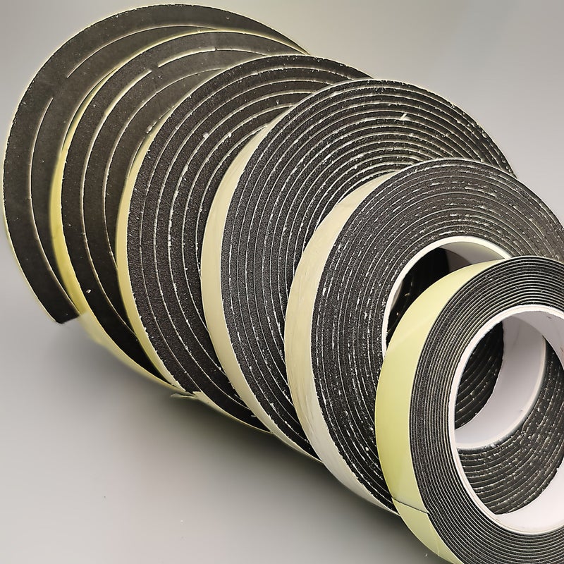 EVA Single Sided Black Foam Tape 78 74 Inch Long 10mm Wide 8mm Thick Strong Cushioning Adhesive Shockproof Wear Resistant Sponge Tape For Door Window Sealing Table Leg Pad Wall Protection - Image 3