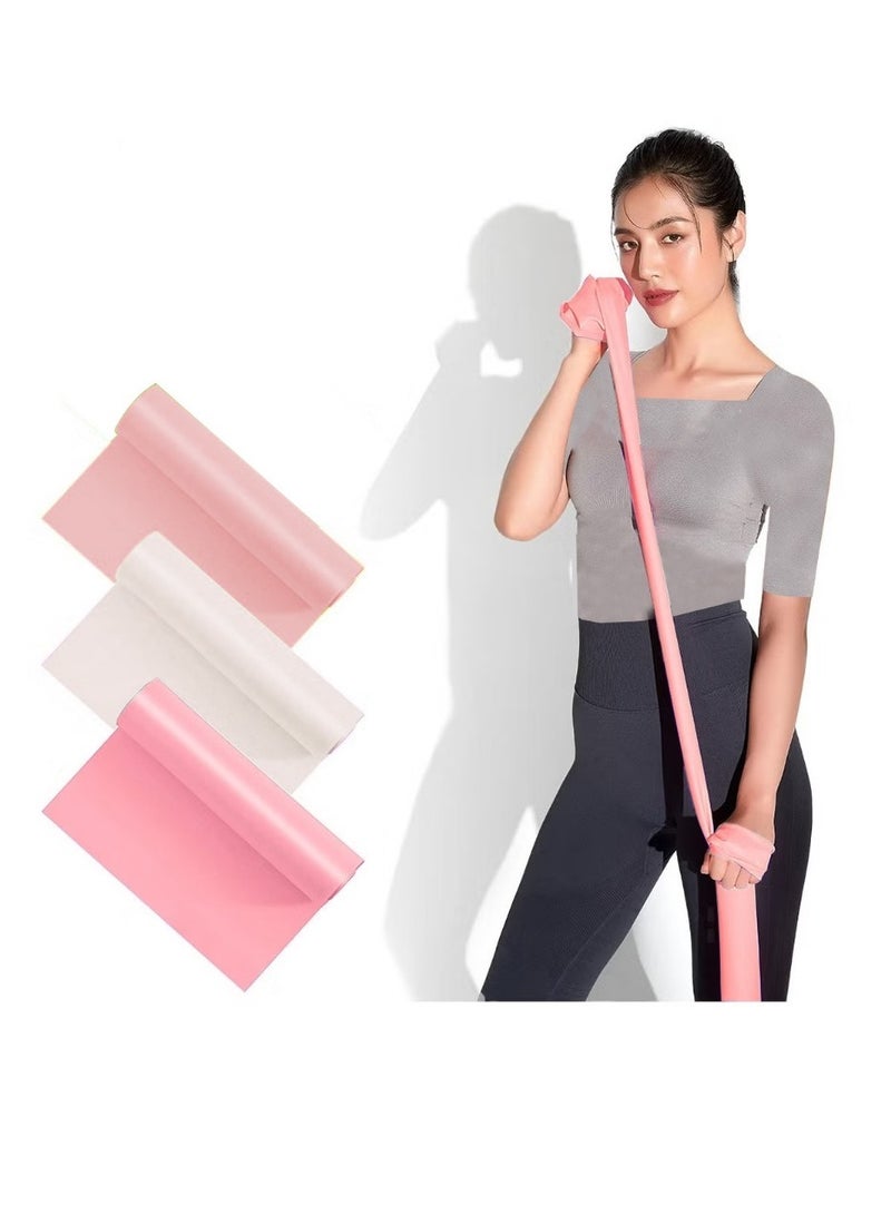 ALCOACH 3-Piece Resistance Bands Set Resistance Exercise Band 150*15*4.5cm for Physiotherapy Strength Training & Fitness Workouts Pilates Stretching and Yoga Physical Therapy Fitness - Image 1