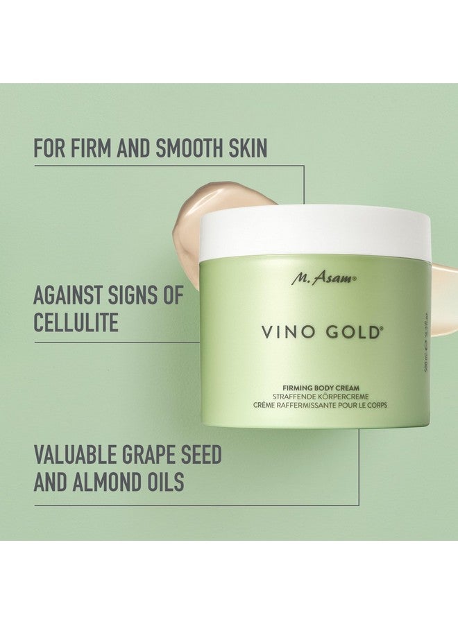 M.Asam Vino Gold Firming Body Cream (16.9 Fl Oz)- Anti-Aging Body Care For Smooth Skin, Lotion For Women With Aloe Vera, Cocoa Butter, Caffeine, Vitamin E & Vitamin B3, Vegan Personal Skin Care. - Image 2