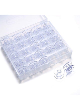 25 Pcs Bobbins For Sewing Machine Sewing Bobbins With Case Sa156 Bobbins Bobbins Class 15 Plastic Bobbins Compatible With Brother Singer Sewing And Embroidery Machine (25 Bobbins With Box) - pzsku/Z0995ED445C85BA2E0BEBZ/45/_/1724479250/e09bdf2e-7a80-4bdc-bc61-c47476e370c9