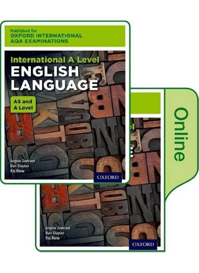 Oxford University Press OxfordAQA International A-level English Language (: Print & Online Textbook Pack 