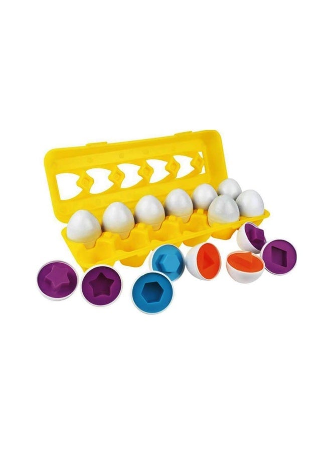لعبة البيض التعليمية - مطابقة الأشكال - Image 5