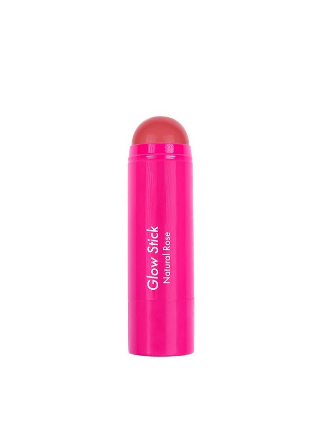 ModelCo Glow Stick 3 In 1 Multi Use Cream Color Stick Hydrating Creamy Formula Delivers Luminous Color For A Healthy Glow Buildable Coverage From Sheer To Saturated Natural Rose 0.176 Oz - Image 2