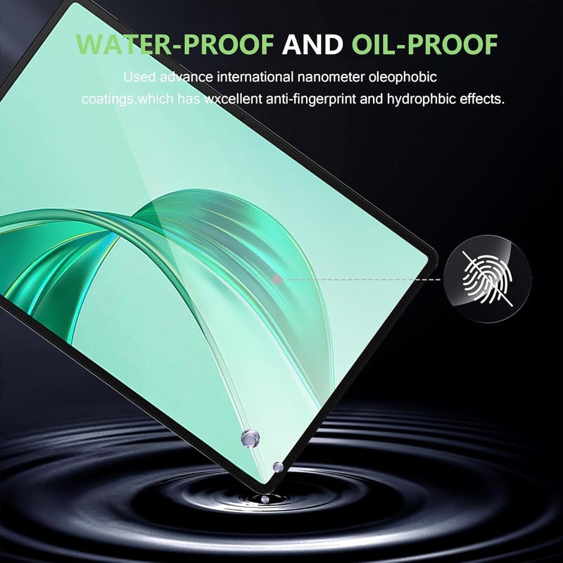 Vurtboly Multi-purpose fine material 2Pack Screen Protector Compatible with Honor Pad X8a 11inch 2024, 9H Hardness Tempered Glass Film, Ultra Resistant Anti-Fingerprints HD-Clear Tablet Film for Honor Pad X8a 11inch 2024 KSA standard compatible design - Image 4