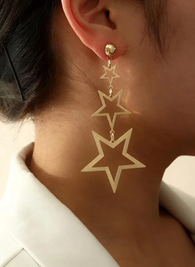 Take Two Star Dangle Earrings
