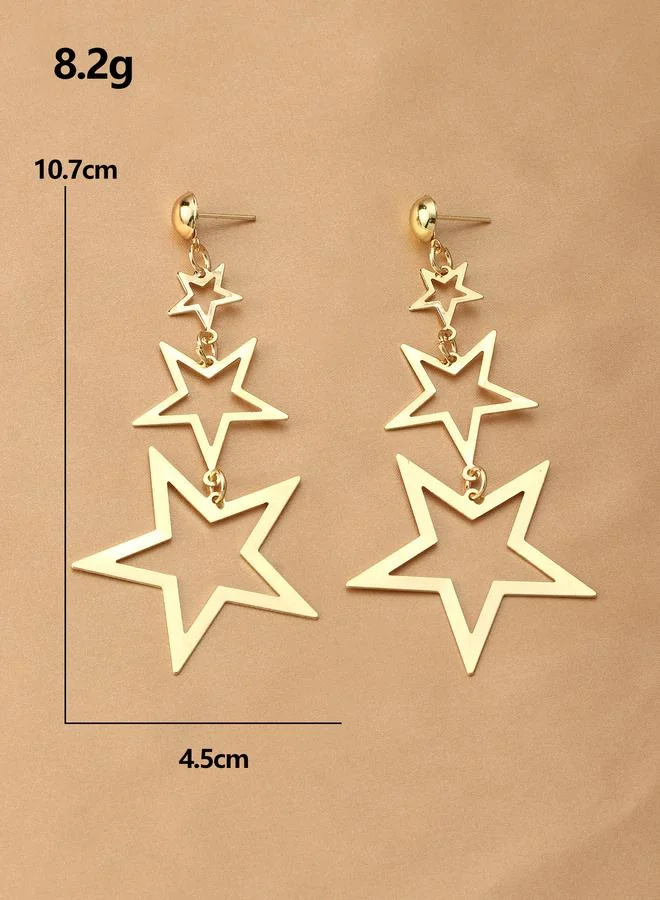 Take Two  Star Dangle Earrings for Women | Best Price UAE