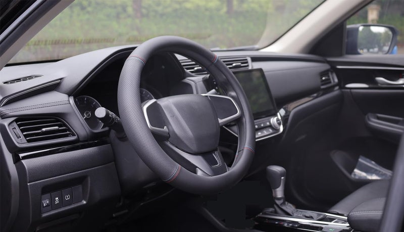 XHRING Nappa Leather Steering Wheel Cover for Mazda - Image 4