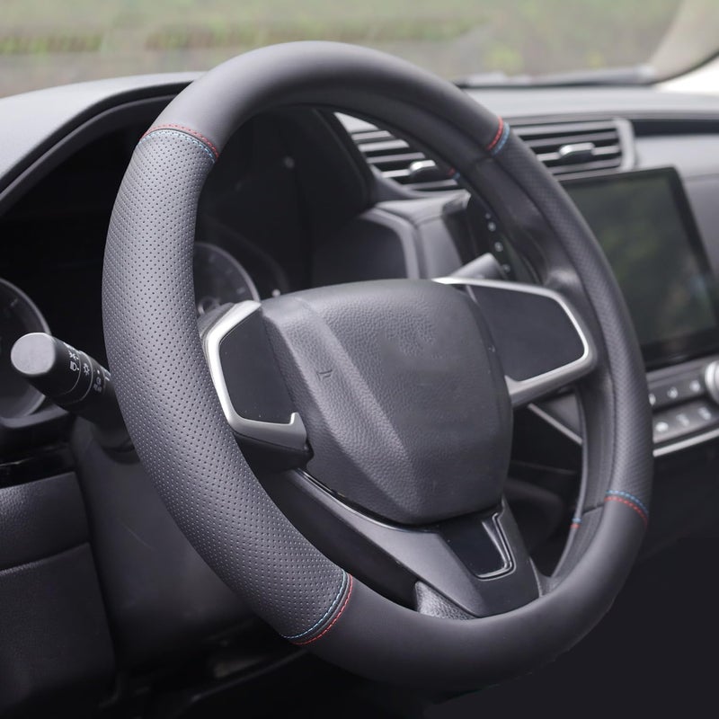 XHRING Nappa Leather Steering Wheel Cover for Mazda - Image 2