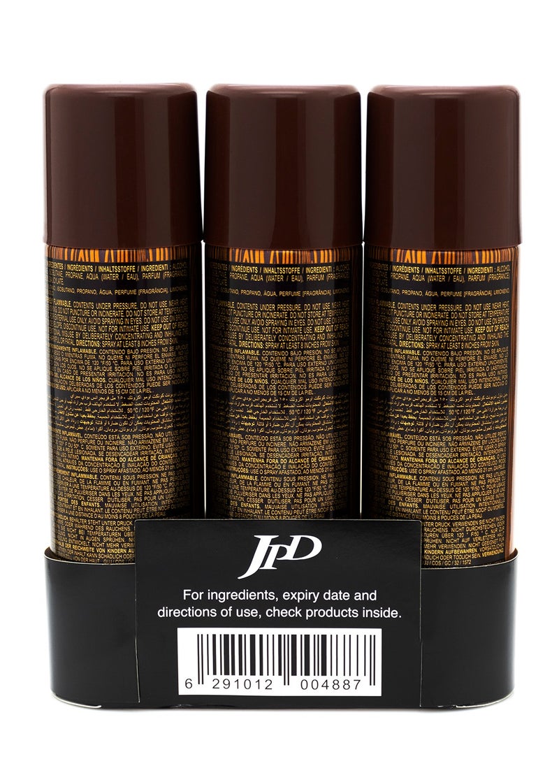 Jean Paul Dupont Connect Uomo Exotic 3Pcs Promo Pack Body Spray For Men 150ml  - Image 2