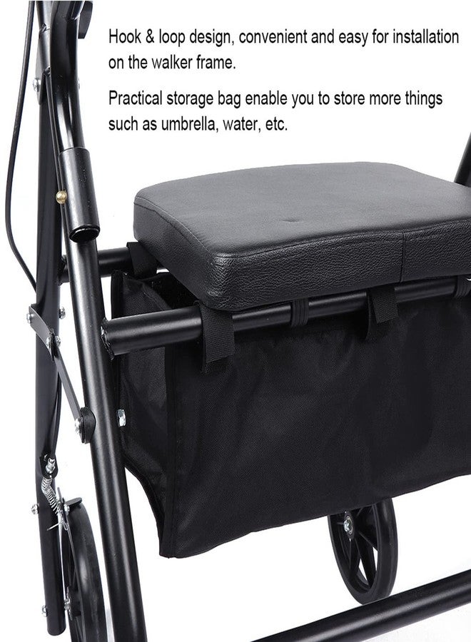 Gavigain Under Seat Rollator Bags, Walker Storage Bag 4 Wheeled Walker Rollator Wheelchair Frame Replacement Storage Bag - Image 2