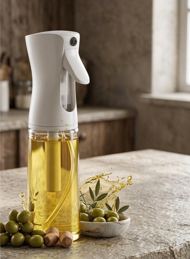 971 Junction Premium Oil Spray Bottle 300ml, High-Pressure Misting Leak-Proof Oil Sprayer for Cooking and Baking, Ergonomic Vegetable Oil Dispenser for Roasting, Salad, & Outdoor BBQ, Portable Travel & Camping Tool and Kitchen Gadget - Image 3