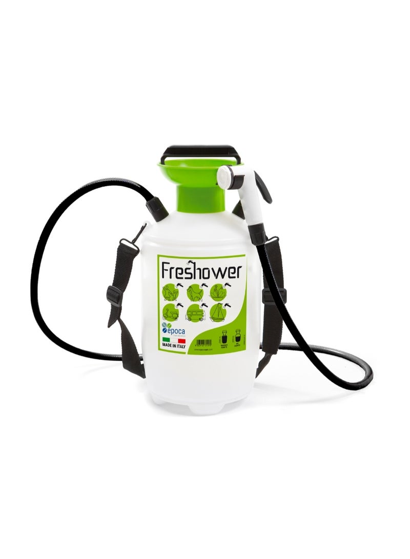 Epoca Portable Garden Camping Water Sprayer Hand Pump Pressure Sprayer Adjustable Nozzle 7L Capacity Shoulder Strap Ergonomic Handle for Outdoor Cleaning - Image 1