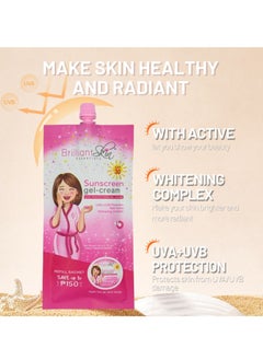 Brilliant Skin Essentials SPF 30 Sunscreen Gel-Cream, 50g, Lightweight, Hydrating, Broad-Spectrum UV Protection, 3 Packs  - Image 5