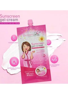 Brilliant Skin Essentials SPF 30 Sunscreen Gel-Cream, 50g, Lightweight, Hydrating, Broad-Spectrum UV Protection, 3 Packs  - Image 4