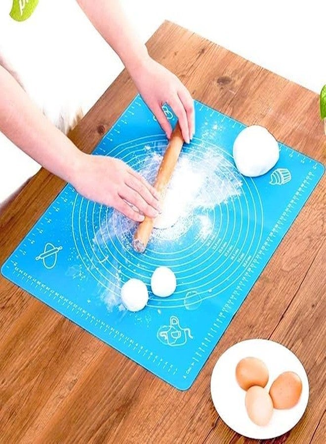 Oblivion Silicone Chapati Mat 50x40 Cm - Non-Stick Rolling & Atta Kneading Sheet for Baking, Roti, Pie Crust, Cake, Heat-Resistant Reusable Liner for Kitchen, Table and Oven Use - Image 3