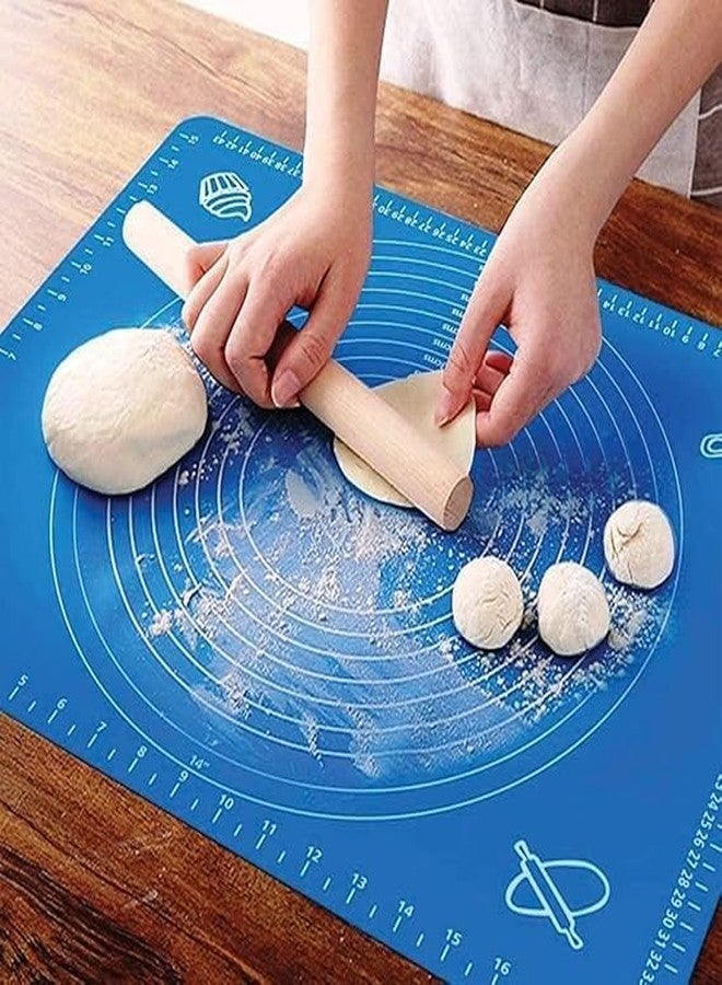 Oblivion Silicone Chapati Mat 50x40 Cm - Non-Stick Rolling & Atta Kneading Sheet for Baking, Roti, Pie Crust, Cake, Heat-Resistant Reusable Liner for Kitchen, Table and Oven Use - Image 1