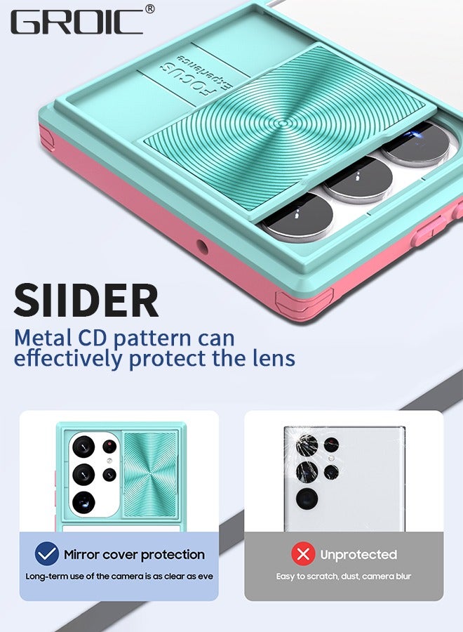 GROIC Compatible Samsung Galaxy S23 Ultra Case, Lens Protection Phone Case, Lens Slide Cover Collision Avoidance Phone Cover,Shockproof Phone Shell for Galaxy S23 Ultra 6.8 Inch - Image 4