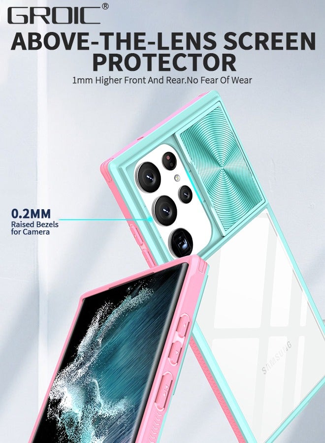 GROIC Compatible Samsung Galaxy S23 Ultra Case, Lens Protection Phone Case, Lens Slide Cover Collision Avoidance Phone Cover,Shockproof Phone Shell for Galaxy S23 Ultra 6.8 Inch - Image 5