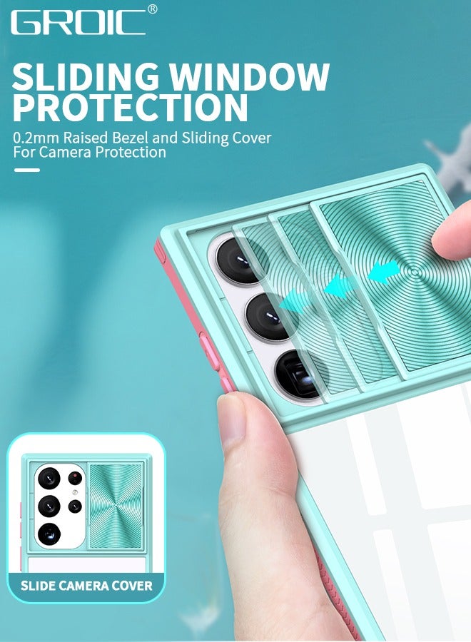 GROIC Compatible Samsung Galaxy S23 Ultra Case, Lens Protection Phone Case, Lens Slide Cover Collision Avoidance Phone Cover,Shockproof Phone Shell for Galaxy S23 Ultra 6.8 Inch - Image 3