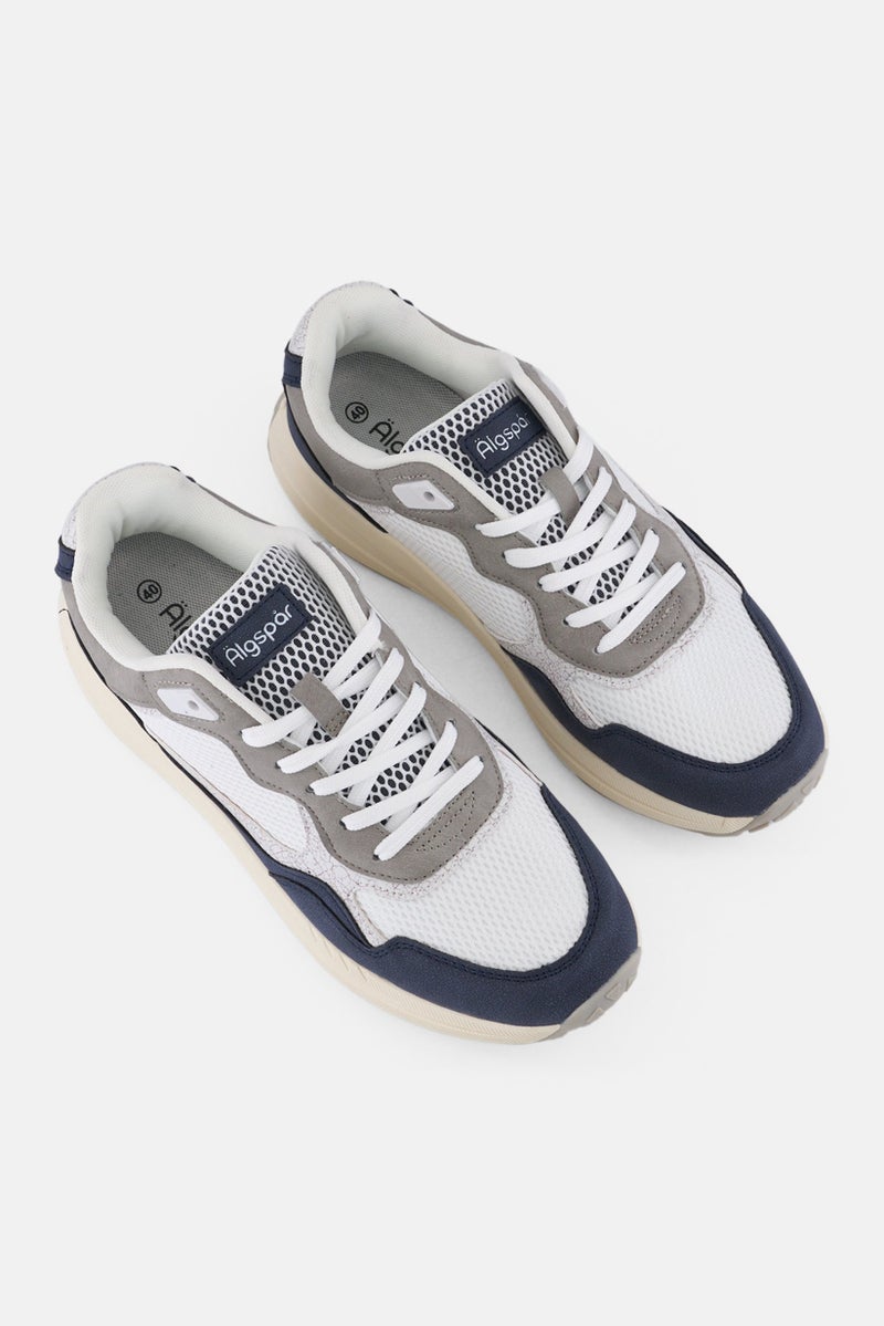 Algspar Men Lace Up Outdoor Shoes, Multicolor - Image 3