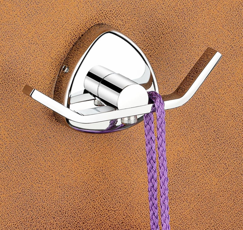 iSTAR 304 Grade Stainless Steel Heavy Duty Wall Hooks for Hanging Cloths Bathroom Kitchen Chrome Finish - Image 1