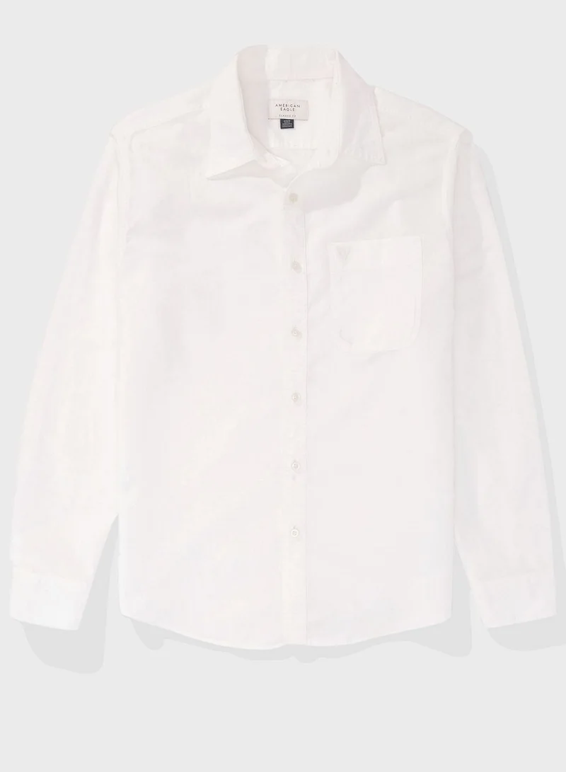 امريكان ايجل Essential Button Up Classic Fit Shirt