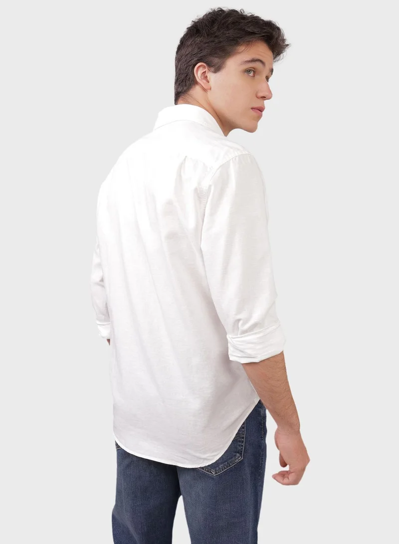 امريكان ايجل Essential Button Up Classic Fit Shirt