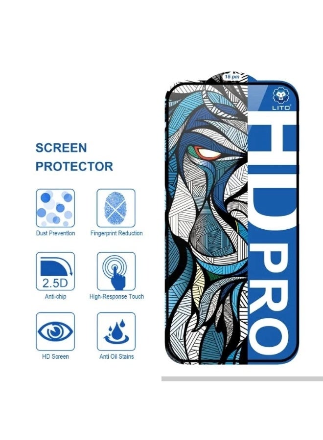 Lito HD Pro Clear Screen Protector for iPhone 16 – Ultra HD Clarity, Scratch Resistant, Anti-Fingerprint, Easy Install - Image 2