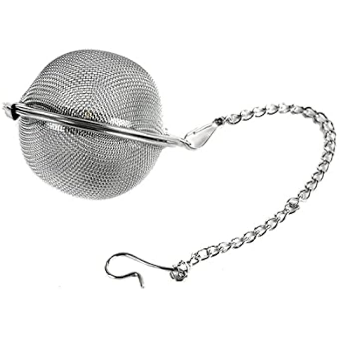 Tealand Durable Stainless Steel Tea Ball With Chain Strainer To Brew Green Black Herbal Oolong Puer Loose Tea Leaf - Image 1