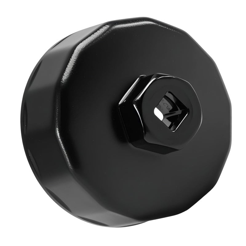 EVRBUL 67mm 14 Flutes 38 Drive Oil Filter Cap Removal Socket Tool Oil Filter Wrench Oil Filter Cap Spanner to Change Oil Filter Compatible with Subaru 15208AA160 15208AA100 Oil Filter Housing - Image 3