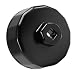 EVRBUL 67mm 14 Flutes 38 Drive Oil Filter Cap Removal Socket Tool Oil Filter Wrench Oil Filter Cap Spanner to Change Oil Filter Compatible with Subaru 15208AA160 15208AA100 Oil Filter Housing - Image 2