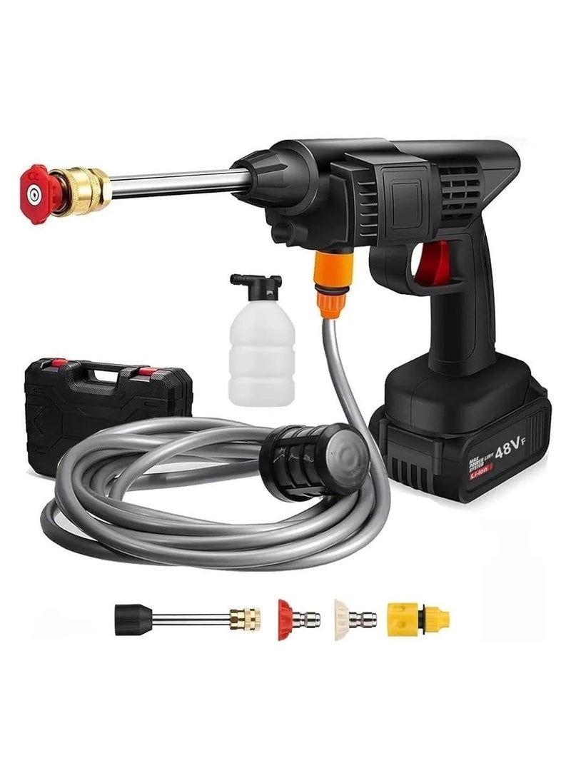 SHEZA STAR Cordless High Pressure Car Washer, 48V Battery, With Accessories - Image 1