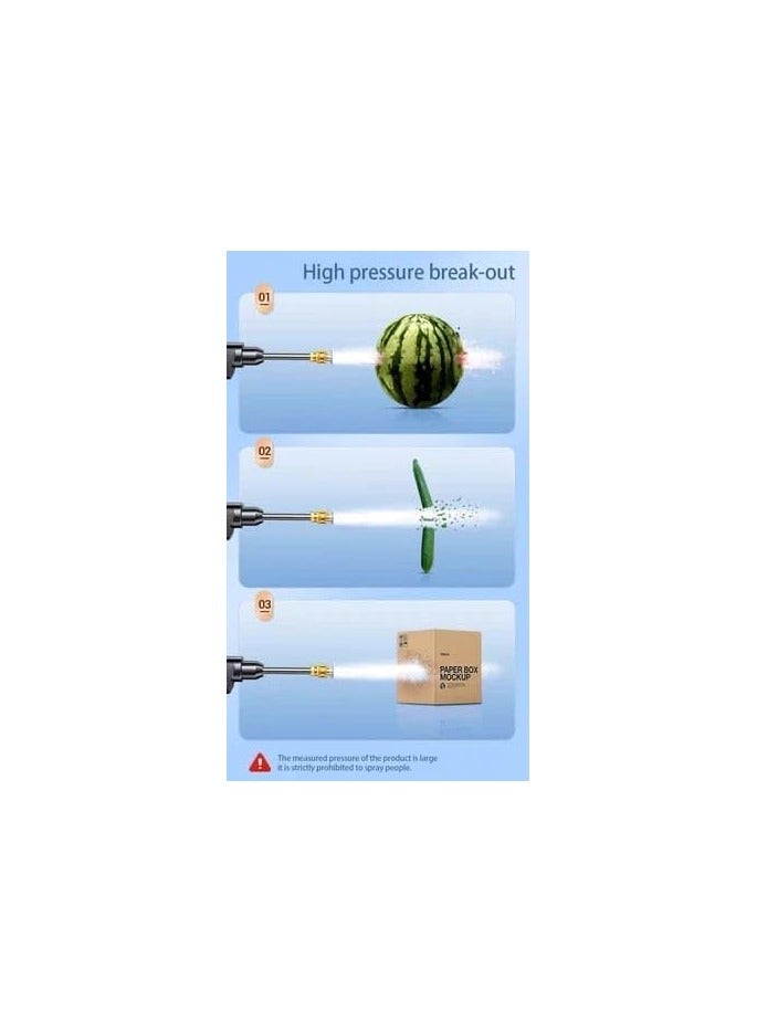 SHEZA STAR Cordless High Pressure Car Washer, 48V Battery, With Accessories - Image 5