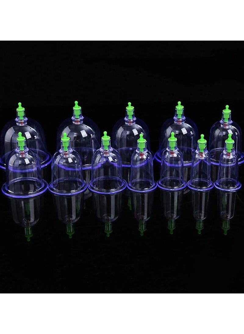 DubaiGallery 12-Piece Vacuum Body Cupping Therapy Cups  - Image 2