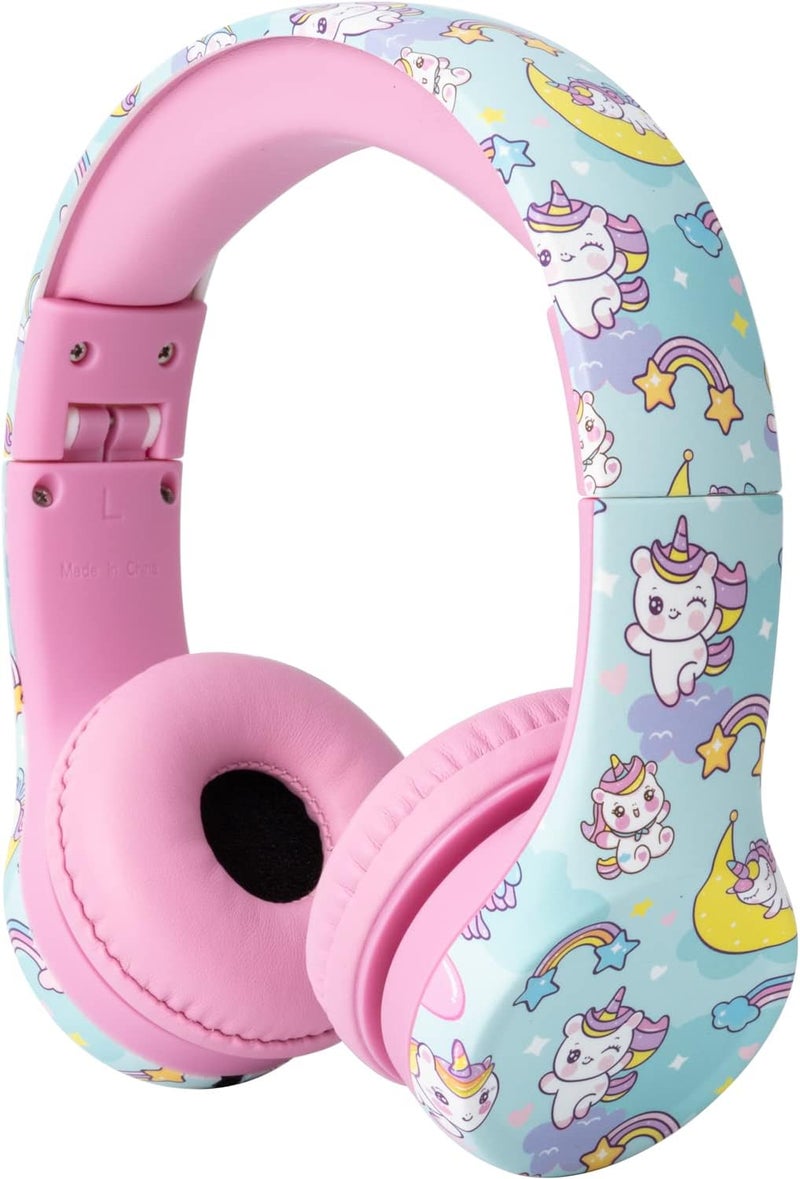 Snug Play+ Kids Headphones with Volume Limiting for Toddlers (Boys/Girls) - Unicorns - Image 1