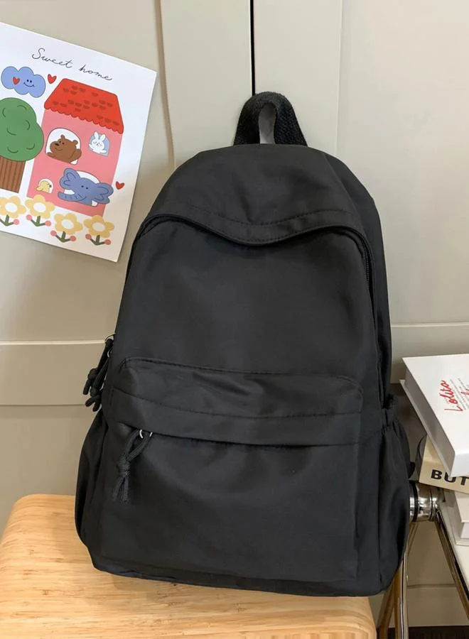 Take Two Solid Zip Closure Backpack