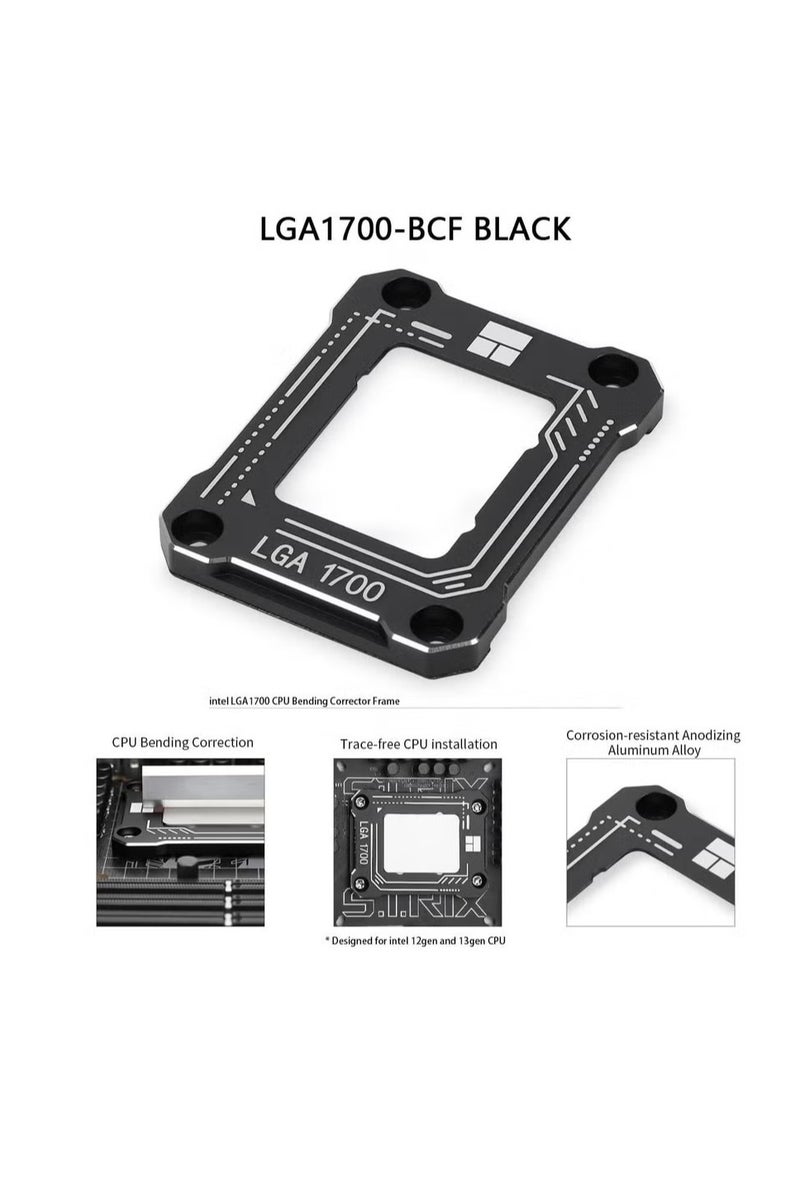 ثيرمالرايت مثبت مانع انحناء وحدة المعالجة المركزية LGA1700 BCF V2 معالج انتل ومثبت للأجيال 12 13 14 الجيل دعامة تثبيت تصحيح المناسبة لانتل LGA17XX الوضعية 4-Pin - Image 4