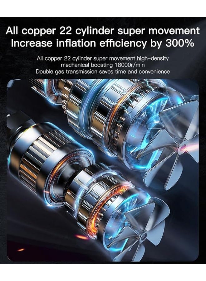 Yesido YSIDO VC04 Multifunctional Cordless Inflation Pump 4000mAh, 10.34 bar - Image 3