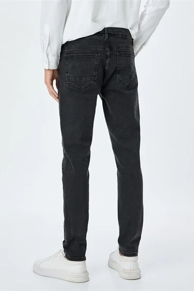 كوتون Micheal Skinny Anthracite Men's Jeans 5SAM40054ID