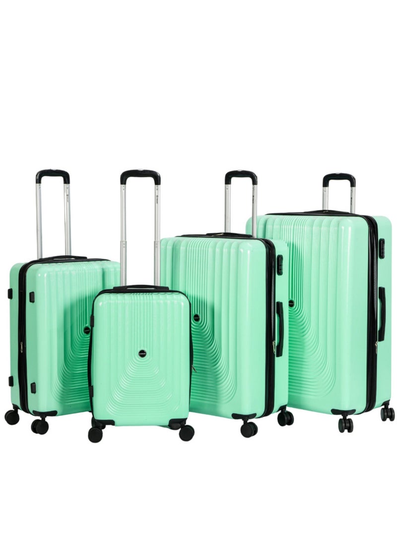 ستار لايف مجموعة حقائب سفر مكونة من 4 قطع من حقائب أمتعة السفر ذات الجانب الصلب من مادة ABS