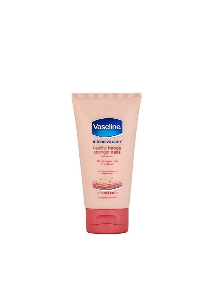 Vaseline Intensive Care Healthy Hands Stronger Nails With Keratin And Jelly Hand Cream 200ml. - Image 1