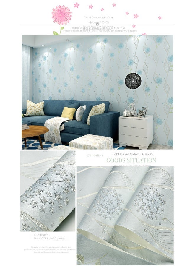 Anna 3D Anti-Dirty Bedroom Wall Mural Decor Sticker - 0.53 x 1m - Image 2