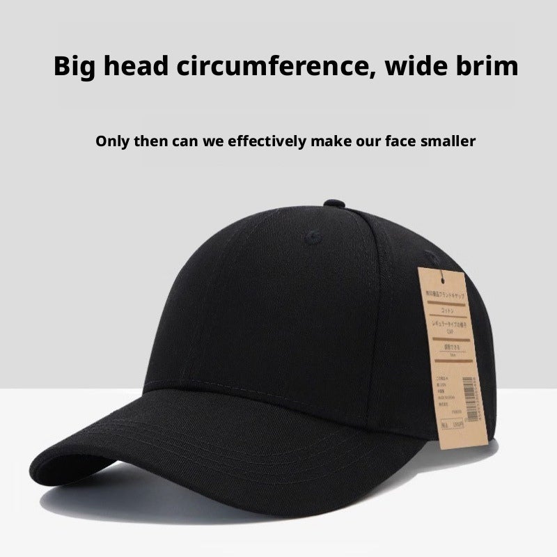 Men's Cotton Baseball Cap Adjustable Wide Brim Sun Hat - Image 1