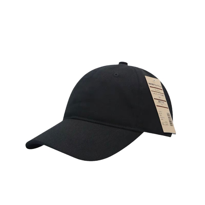 Men's Cotton Baseball Cap Adjustable Wide Brim Sun Hat - Image 5