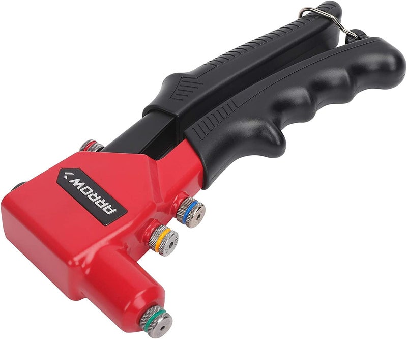 Arrow Fastener مسدس ريفيت يدوي Arrow RT188M بيد واحدة، ريفتر للمعادن، القماش، الجلد، وإصلاح السيارات، يستخدم ريفيتات عمياء بحجم 3/32 بوصة، 1/8 بوصة، 5/32 بوصة، 3/16 بوصة - Image 4