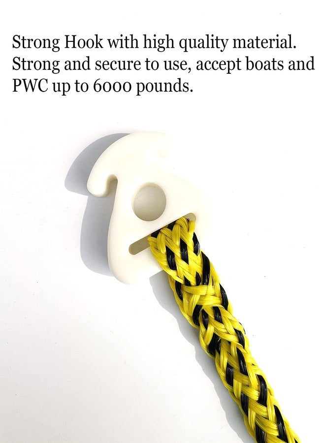DockMoor Towable Rope Connector for Tubing,Boat Tubes Quick Connect Rope for Wake Boarding, Ski,Waverunner Water Sports Pack 2 - Image 3