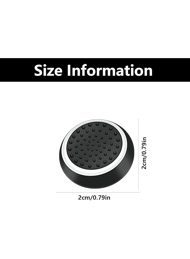 10Pcs Controller Grips Thumb Grips Controller Thumb Grips Silicone Analog Stick Thumb Grip Caps Cover Controller Keycaps Grips Compatible With Ps4 & Ps5 Joystick Controller  - Image 2