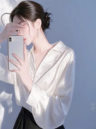 This years explosions white satin long sleeve c shirt womens 2025 early spring national style unique chic stacked long sleeve lining Shirt - pzsku/Z0997EBF6AB123FA3610EZ/45/1746223753/8d029834-888a-4180-ad73-e246c6836c95