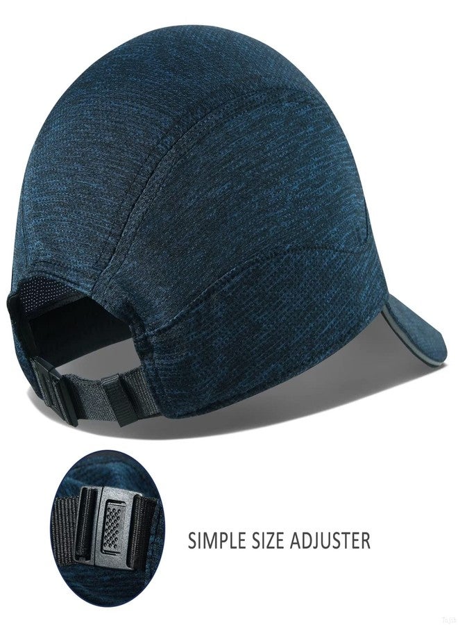 جادمكيندز قبعة GADIEMKENSD للجري، سريعة الجفاف، مناسبة للتمارين الرياضية، قبعة بيسبول، تسمح بالتهوية، قبعة رياضية للمشي لمسافات طويلة، قبعة رياضية للرجال والنساء، تقنية Dri-Fit، مناسبة للطقس الحار، ركوب الدراجات، الجولف، قبعة رياضية، لون أزرق داكن - Image 5