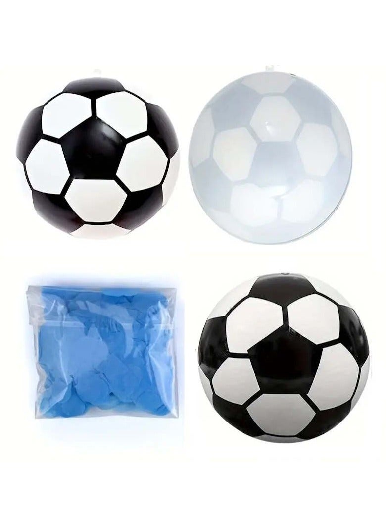 JOLLITY LLC Gender Reveal Party Kit Football Themed Gift Box with Powder Packs for Boy or Girl Prediction Game Perfect for Celebrations Blue - Image 1